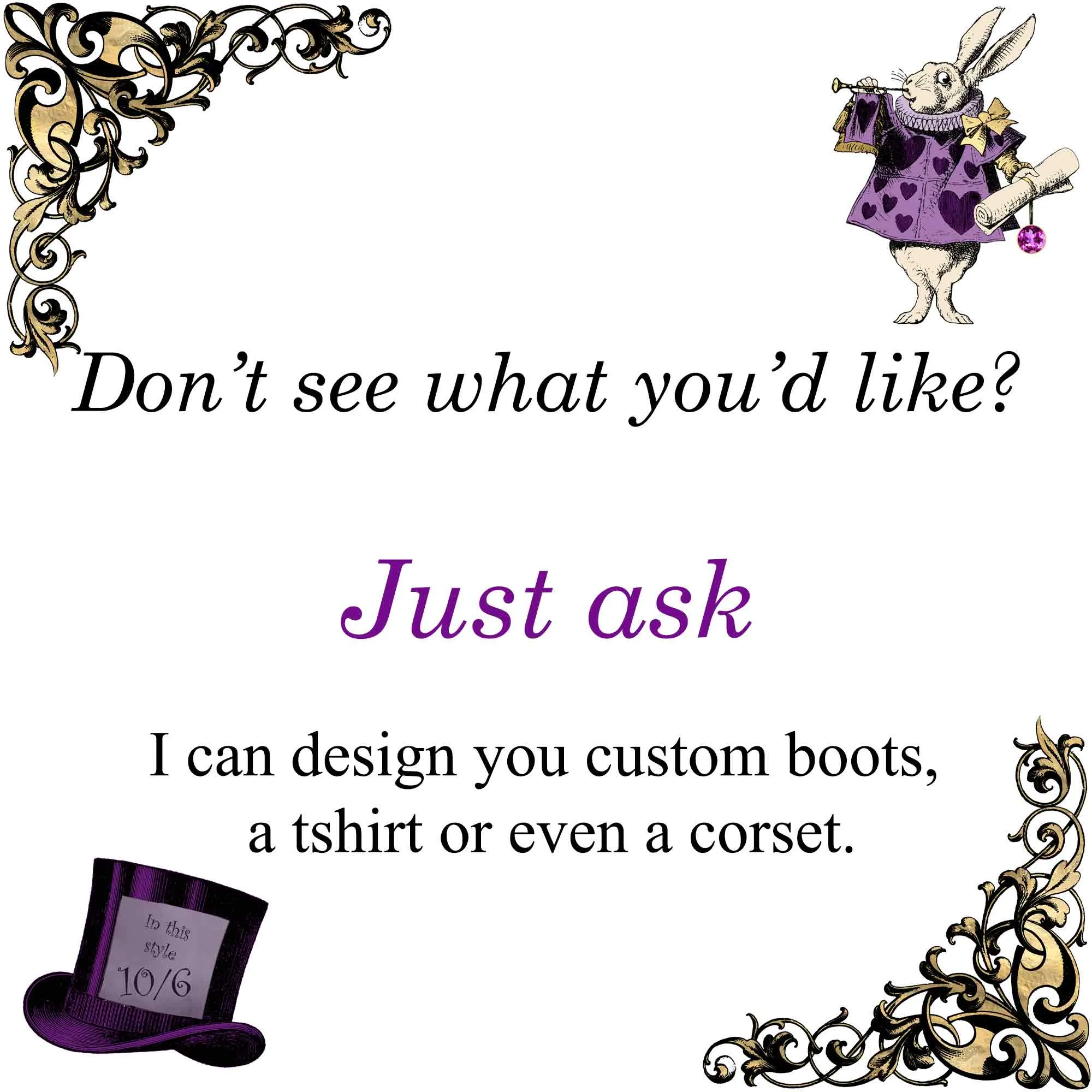 Black Rose Gothic Steampunk Combat Boots (JPREGBR1)