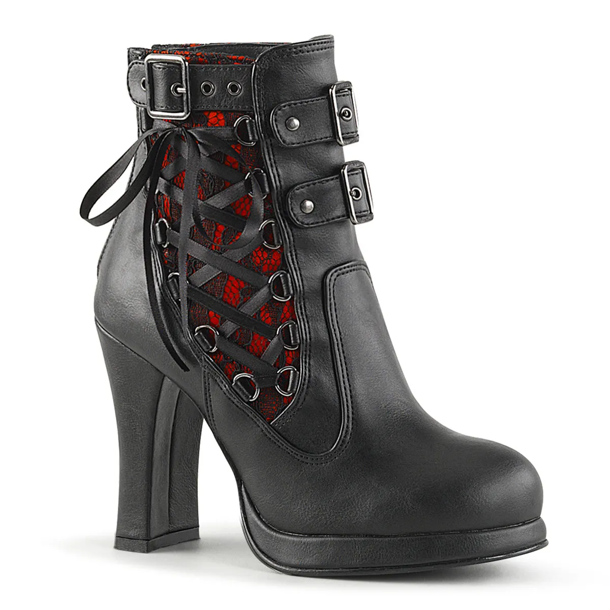 CRYPTO-51 Demoniacult Alternative Footwear Women's Ankle Boots