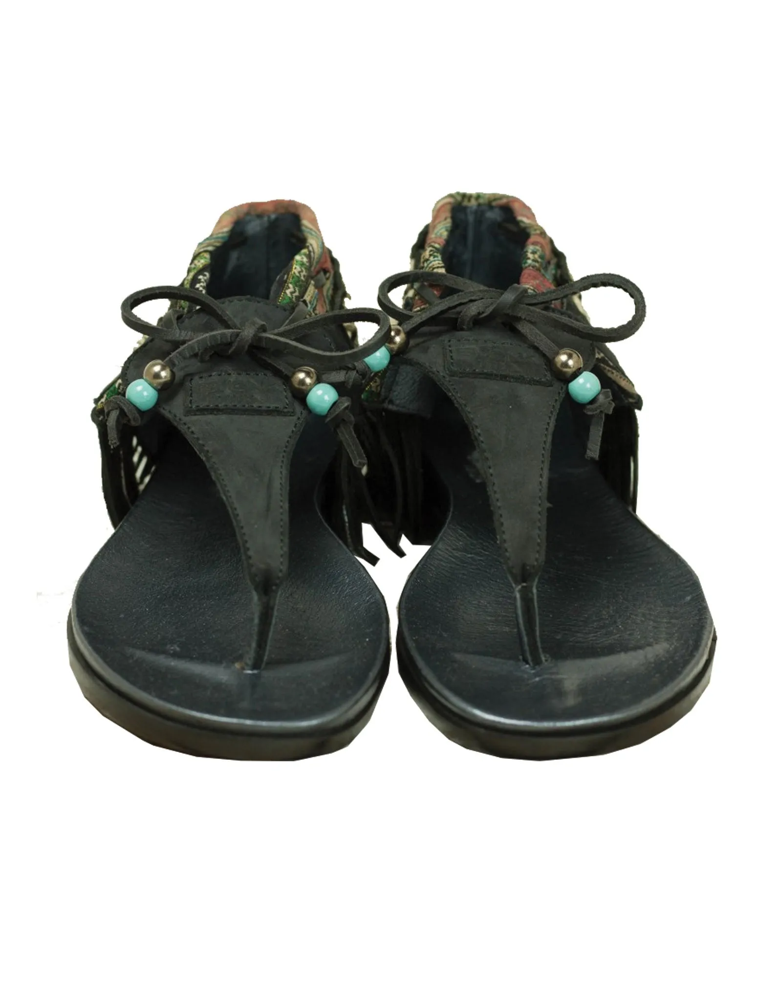 INDIE BOHO SANDALS - BLACK