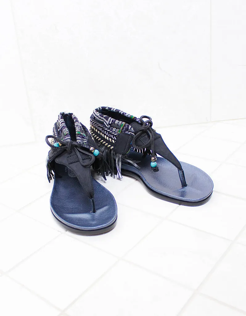 INDIE BOHO SANDALS - BLACK