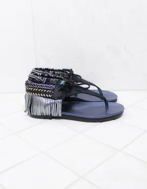 INDIE BOHO SANDALS - BLACK