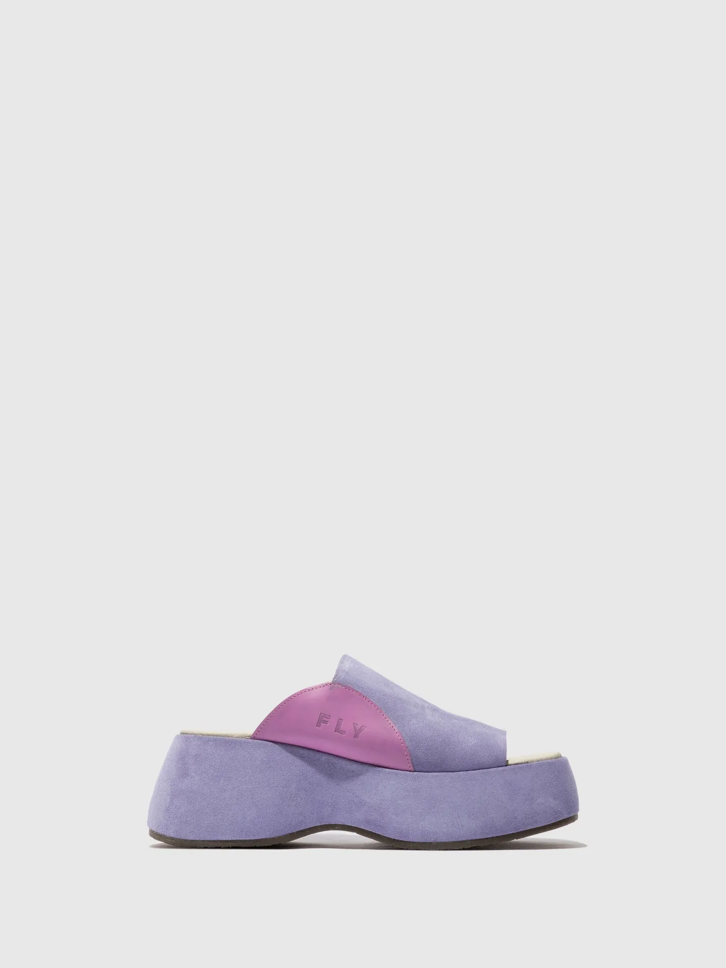 Slip-on Mules BEZI078FLY VIOLET/VIOLET